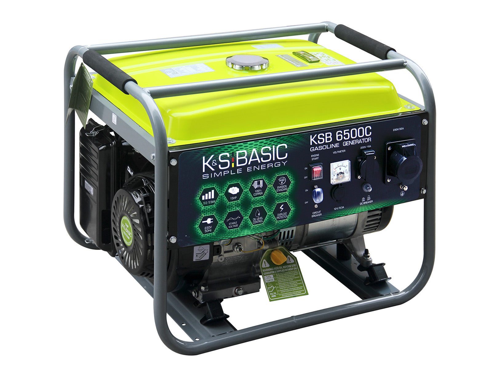 Könner & Söhnen K&S BASIC KSB 6500C Groupe électrogène 5.5kW