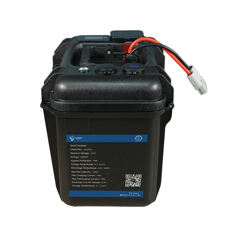 Ultimatron Valise Lithium 12,8V 100Ah 1280Wh IP65 Bluetooth