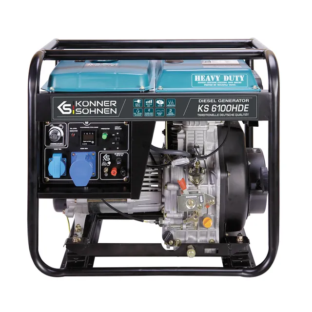 Könner & Söhnen HEAVY DUTY KS 6100HDE groupe diesel 5500W