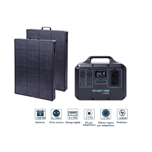 Orium Izywatt 1500 pack solaire 1568Wh + 2x315W