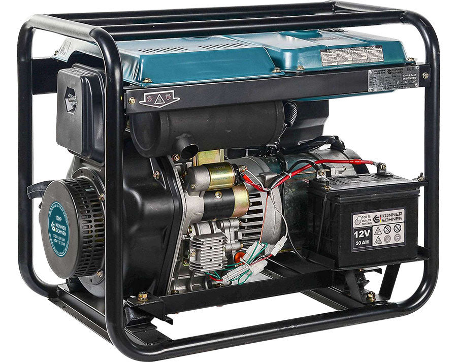 Könner & Söhnen HEAVY DUTY KS 9100HDE-1/3 ATSR groupe diesel 7500 W