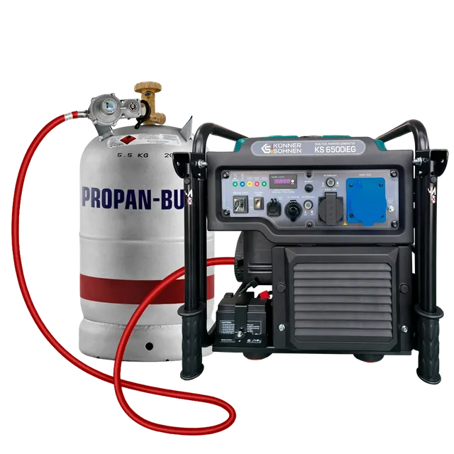 Könner & Söhnen DUAL FUEL KS 6500iEG groupe 6000W gaz