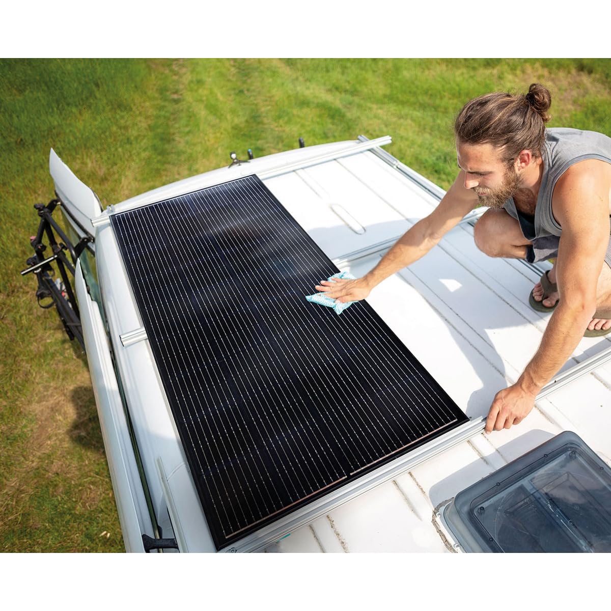 Orium Fixe 200W Panneau Solaire Noir 200 Watts Monocristallin