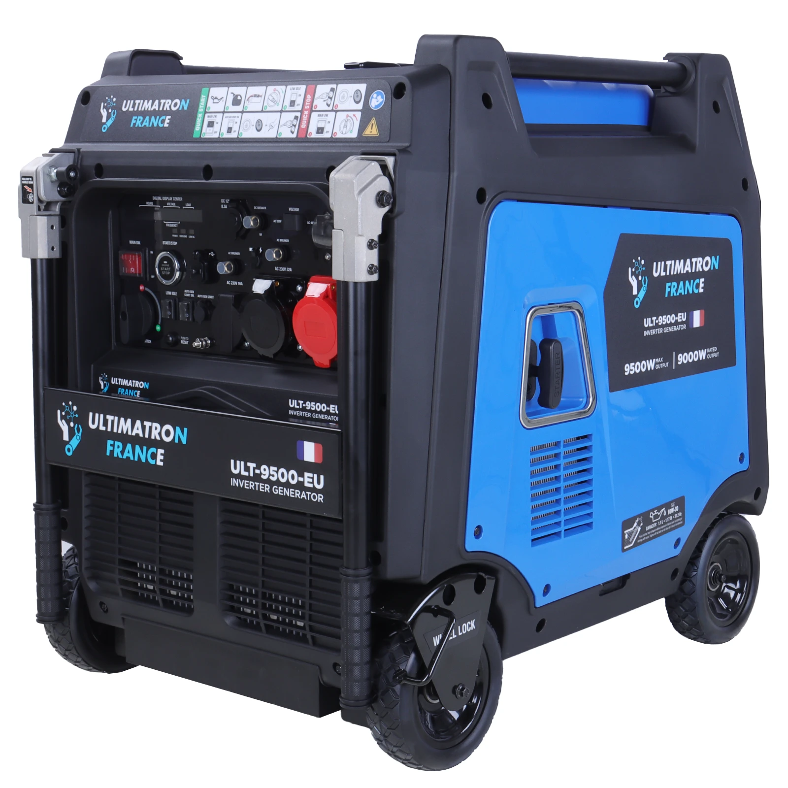 Ultimatron Groupe électrogène Inverter triphasé ULT-9500 9500W