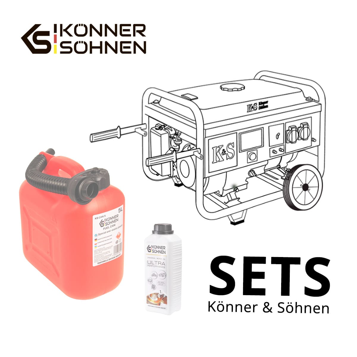 Könner & Söhnen K&S BASIC KS 3000E groupe électrogène kit