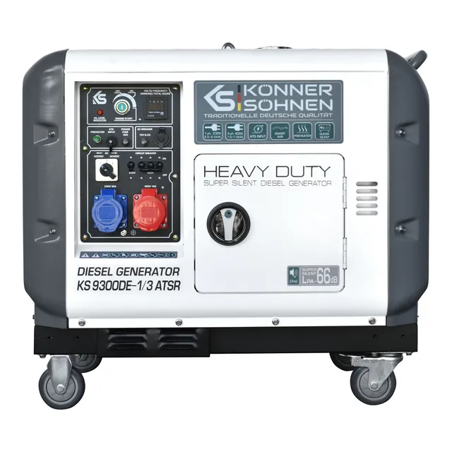 Könner & Söhnen HEAVY DUTY KS 9300DE groupe diesel 230/400V ATS