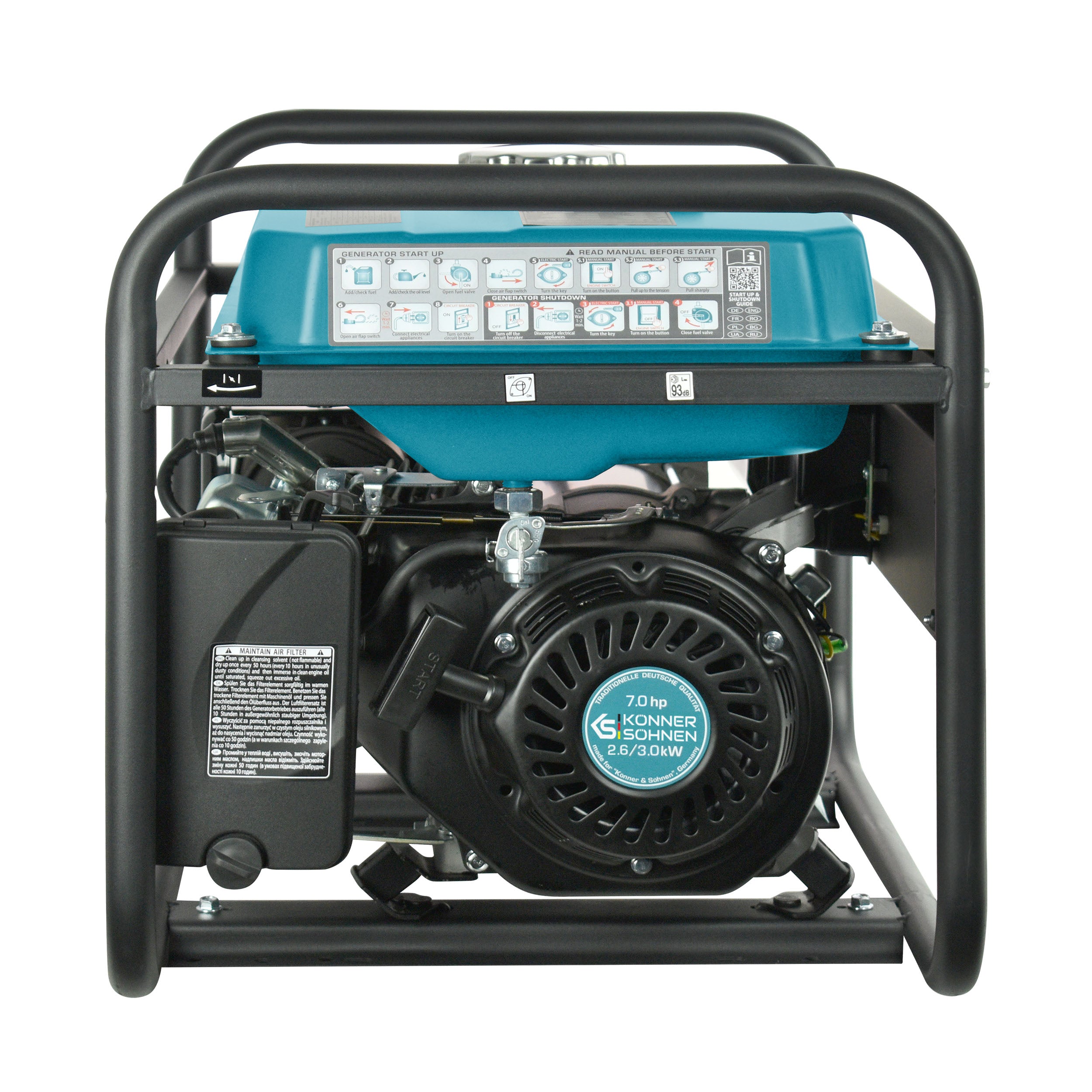Könner & Söhnen KS 3000 groupe électrogène essence 230V AVR