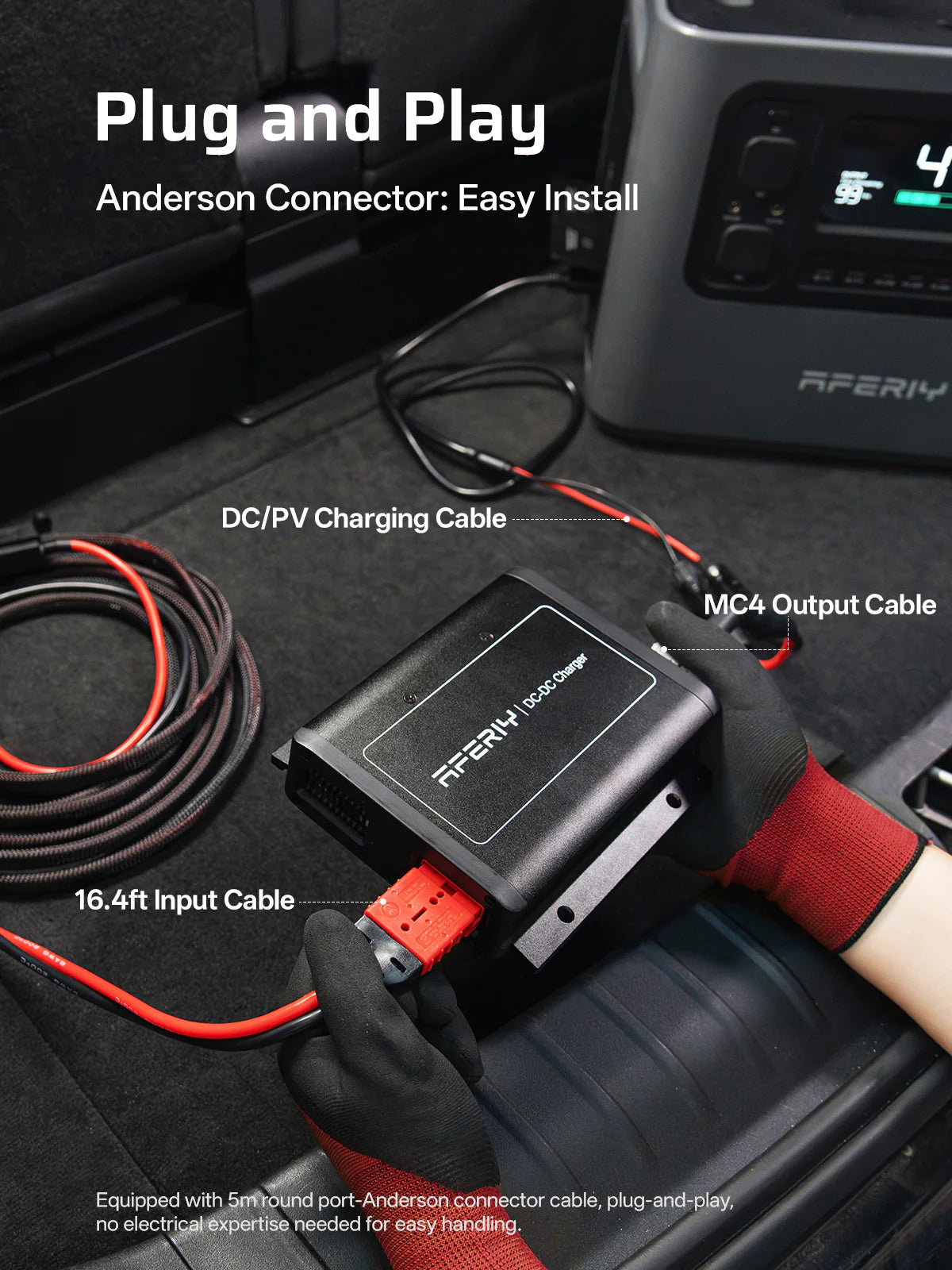 AFERIY DC060 chargeur batterie DC-DC 580W 48V voiture station