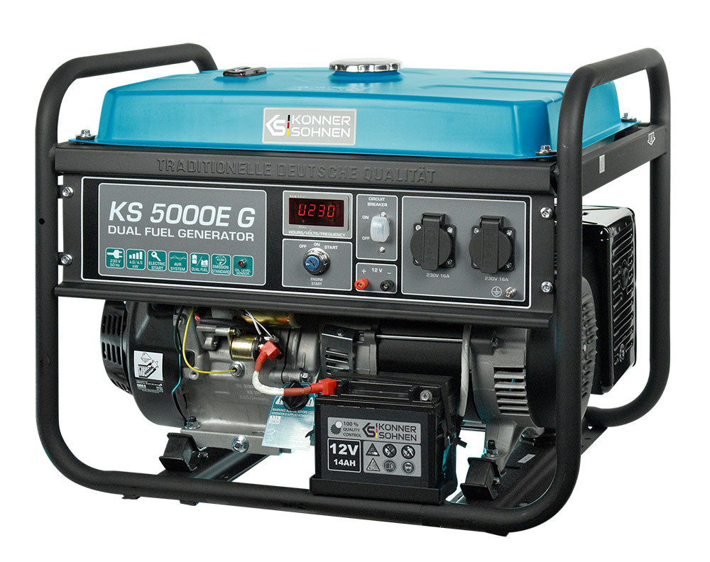 Könner & Söhnen DUAL FUEL KS 5000E G groupe électrogène gaz