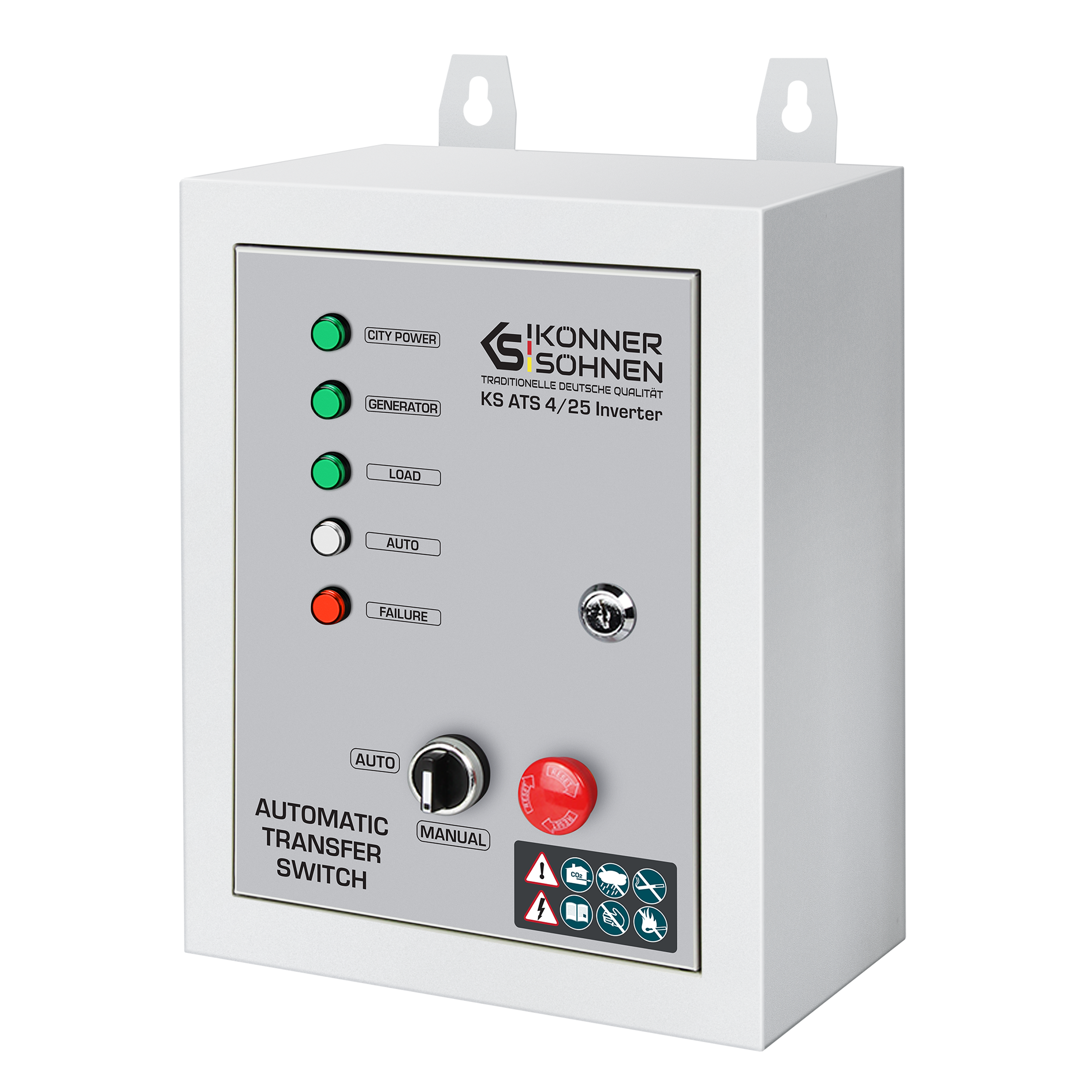 Könner & Söhnen K&S BASIC KS ATS 4/25 Inverseur source 230/400V