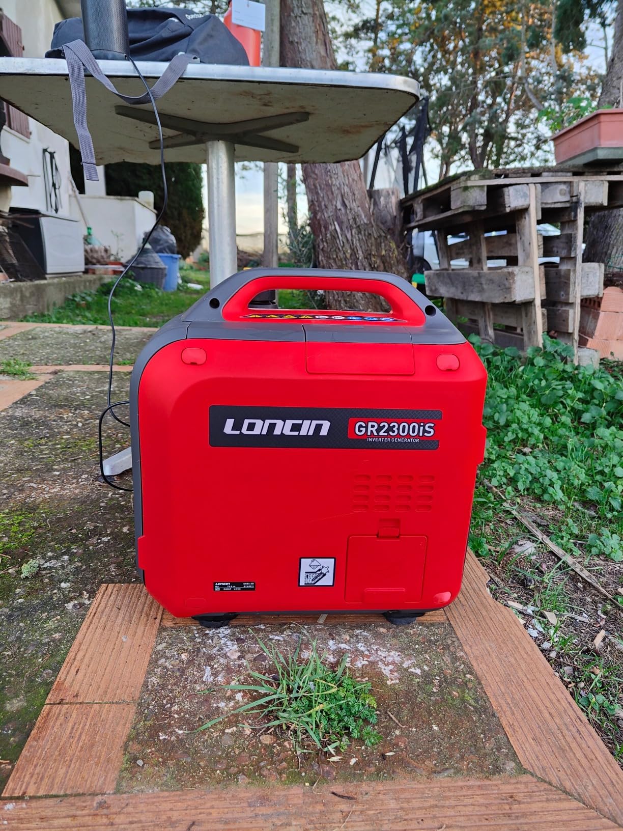 Loncin GR2300iS groupe électrogène inverter 2300W USB rouge