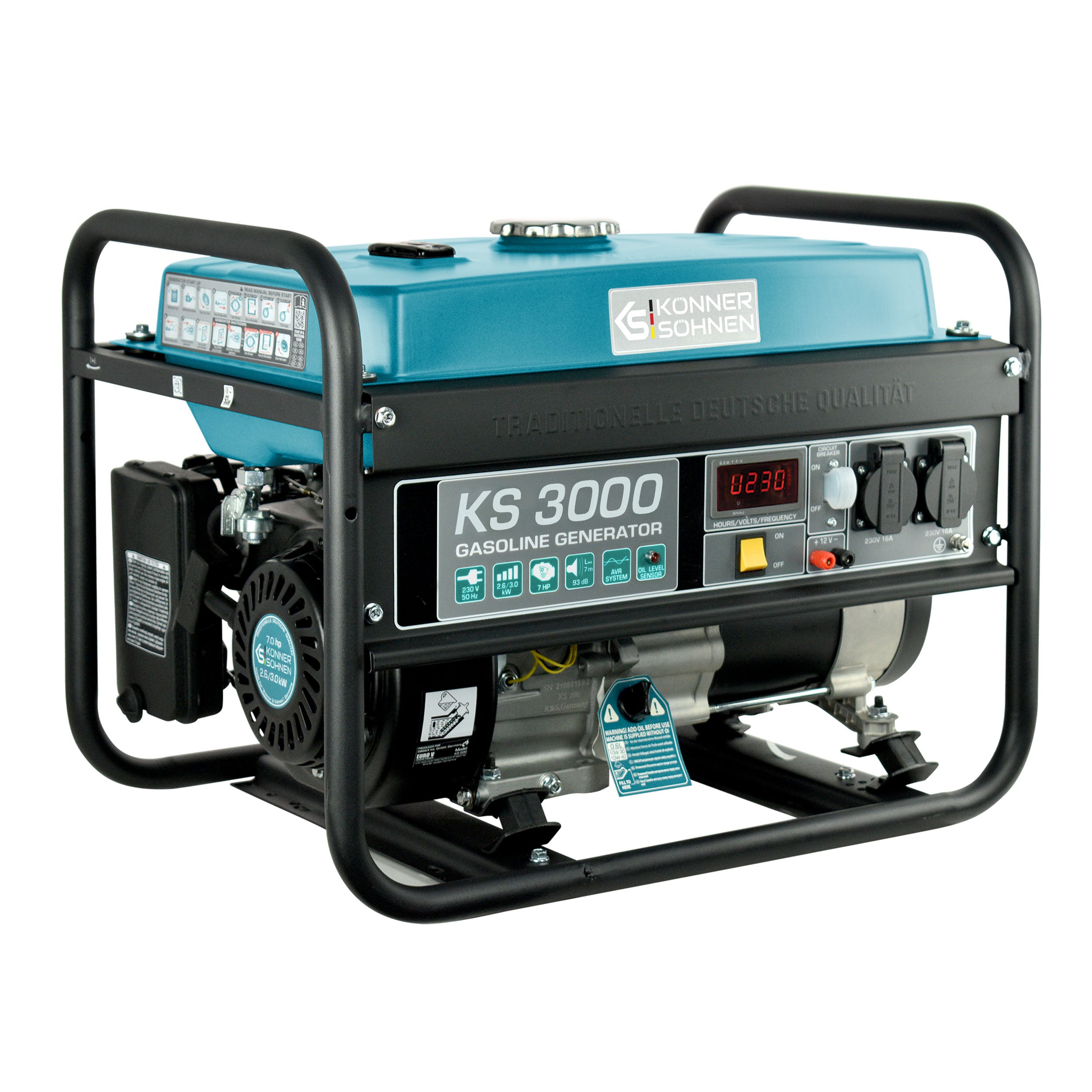 Könner & Söhnen KS 3000 groupe électrogène essence 230V AVR