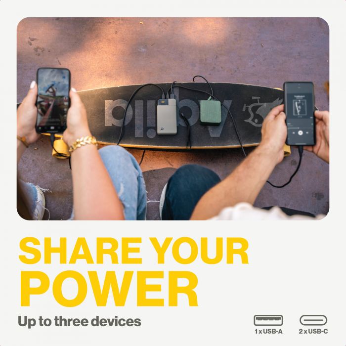 POWERTEC Aqiila Batterie externe 10000 mAh 20W PD