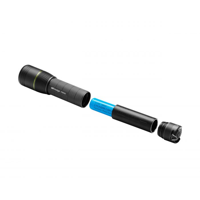 POWERTEC Lampe torche LED 1050 lm IPX8 rechargeable USB