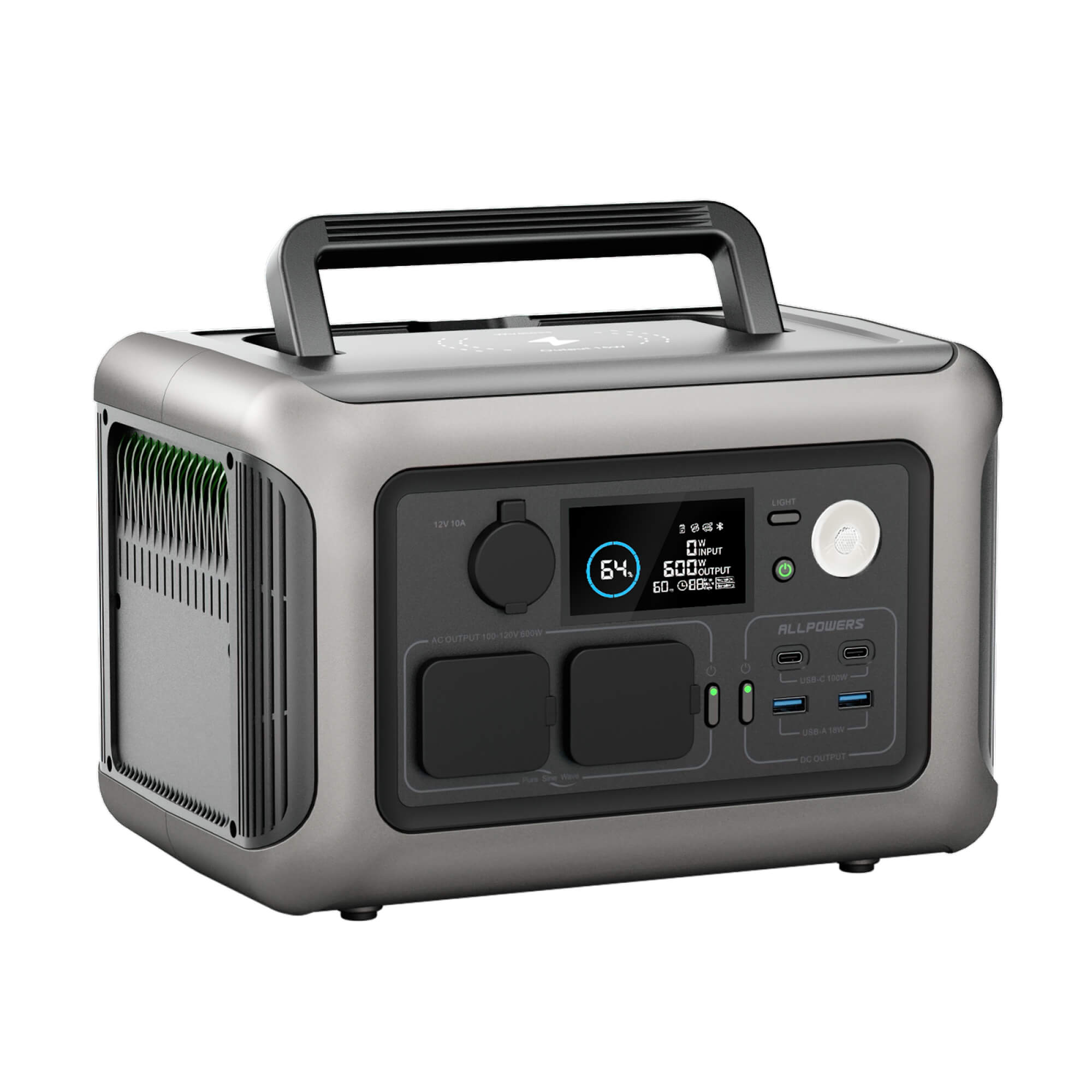 ALLPOWERS R600 station énergie portable 600W 299Wh noir