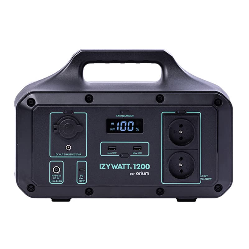 Orium Izywatt 1200 station énergie 1021Wh + panneau 160W