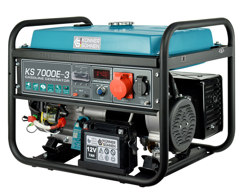 Könner & Söhnen K&S BASIC KS 7000E-3 groupe triphasé essence 5500W