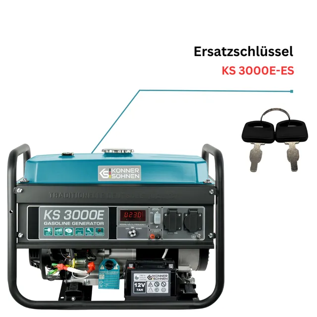 Könner & Söhnen K&S BASIC KS 3000E-ES clés rechange x2