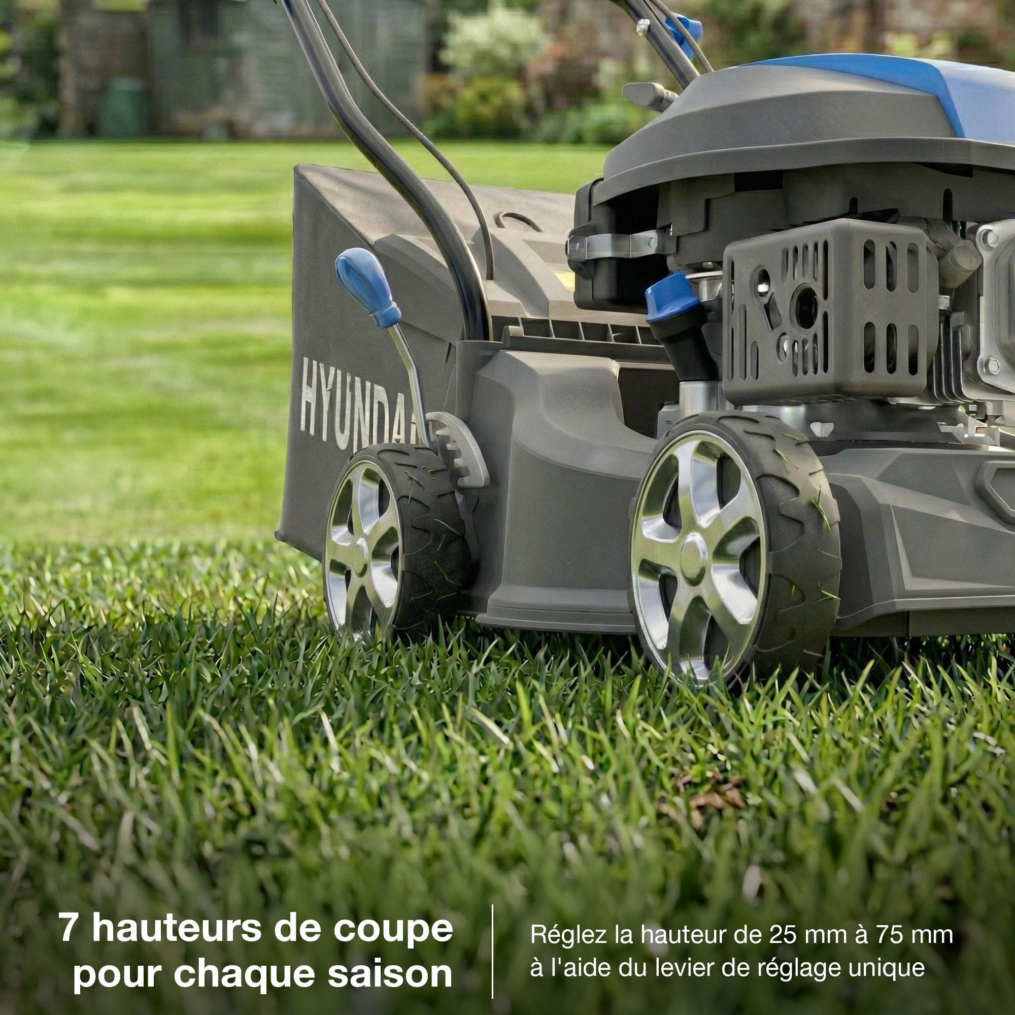 Hyundai HYM16130PX tondeuse thermique poussée 40 cm 40 L