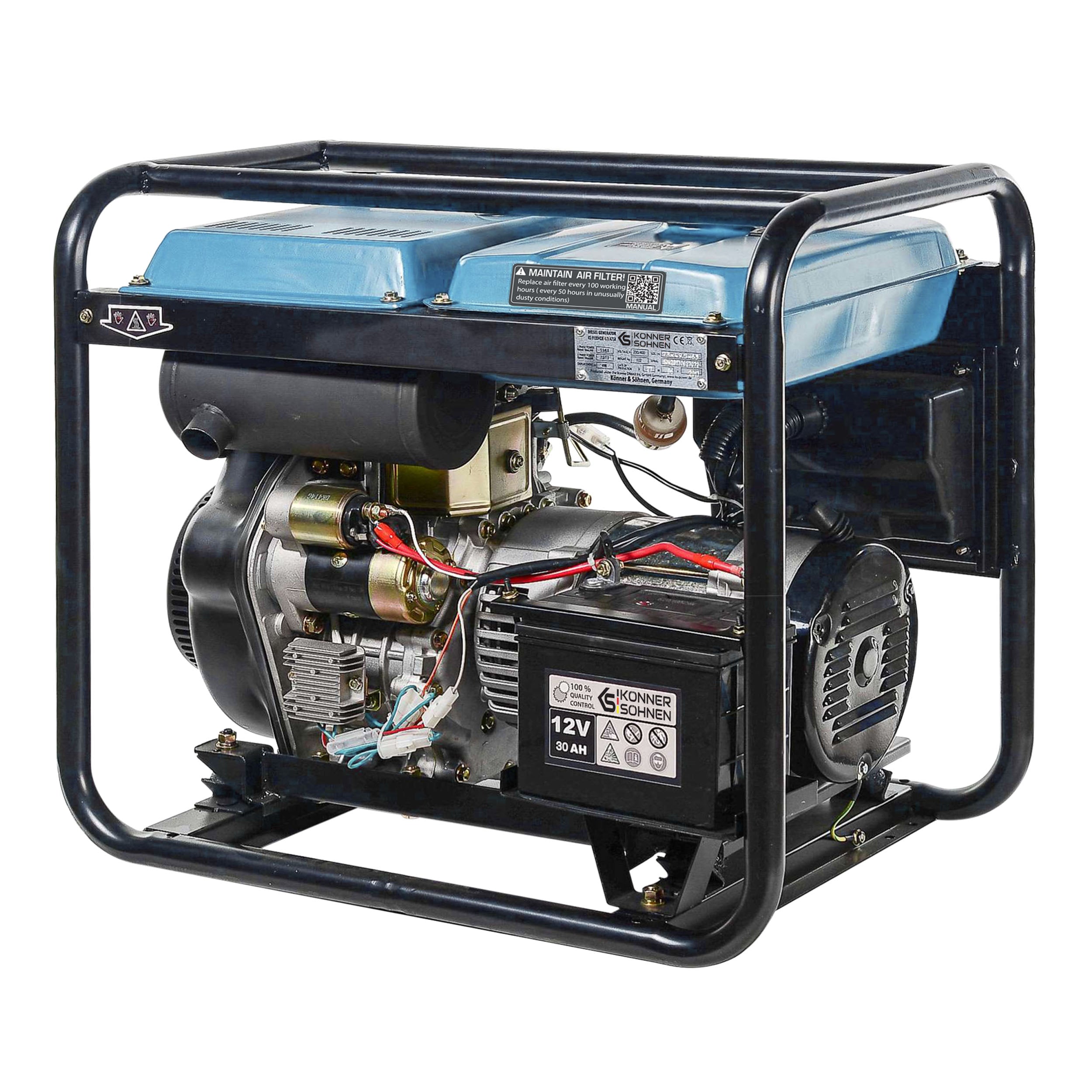 Könner & Söhnen HEAVY DUTY KS 6100HDE groupe diesel 5500W