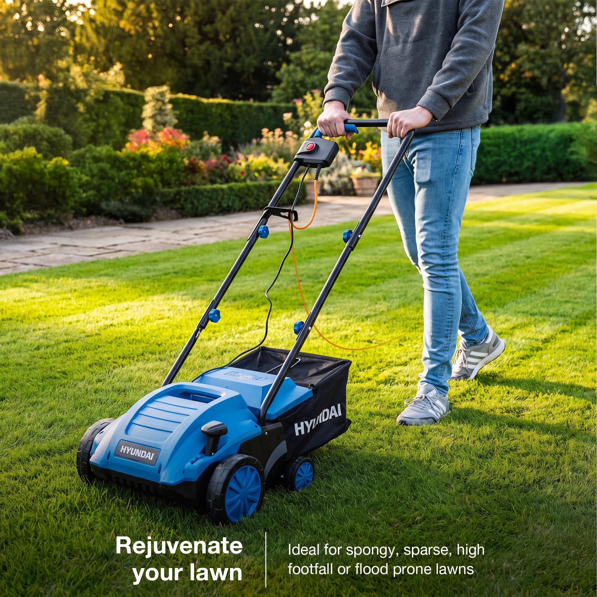 Hyundai Garden Tools HYSC1532E scarificateur 1500W 32 cm