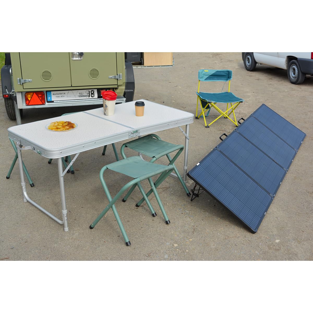 Orium Panneaux solaires 400W panneau solaire mobile pliant MC4