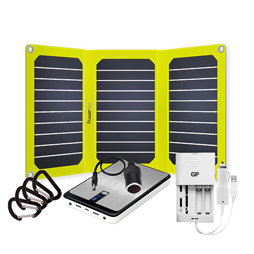 POWERTEC Kit station énergie portable solaire 140Wh 16W