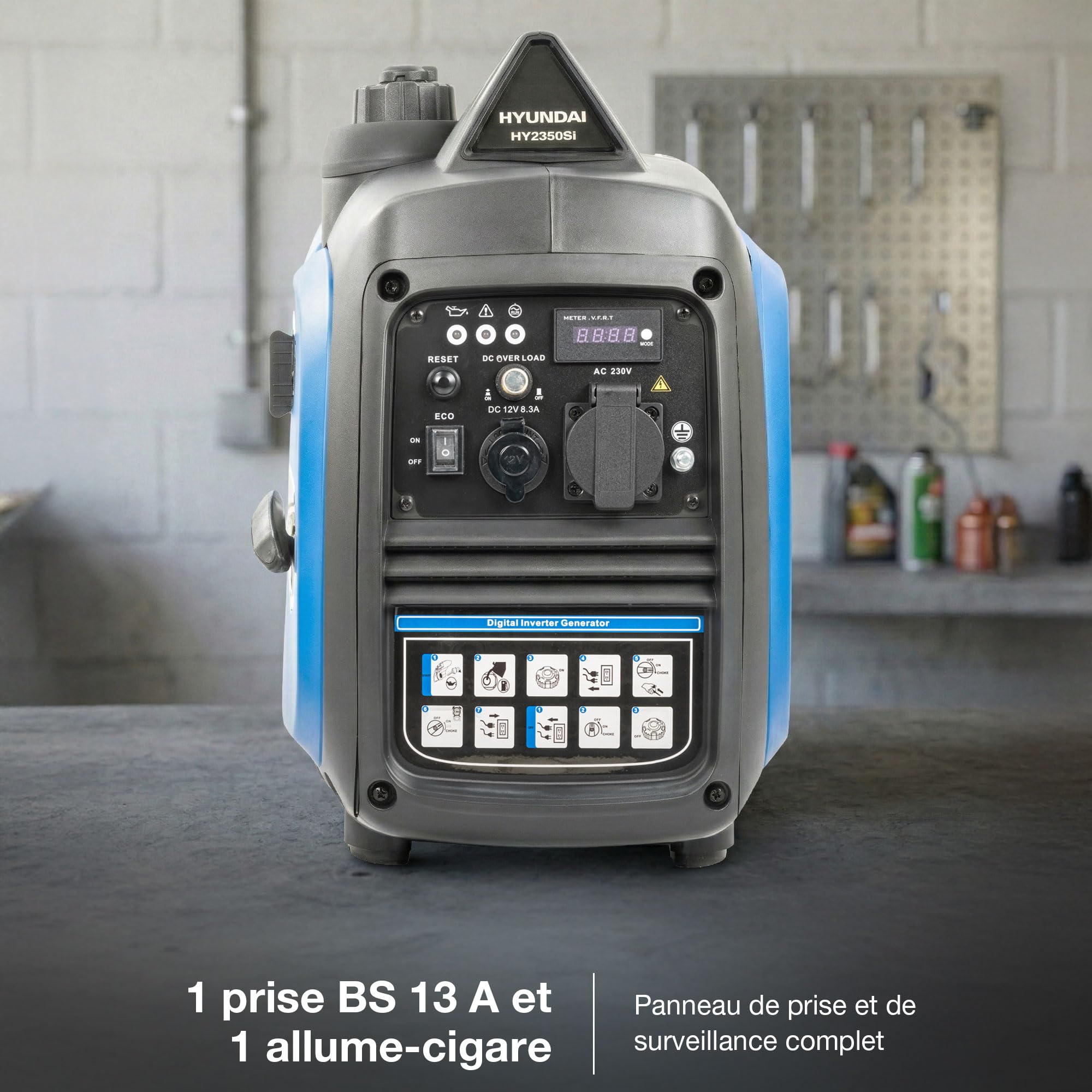 Hyundai Generator HY2350Si-EU inverter 2000W essence prise EU silencieux