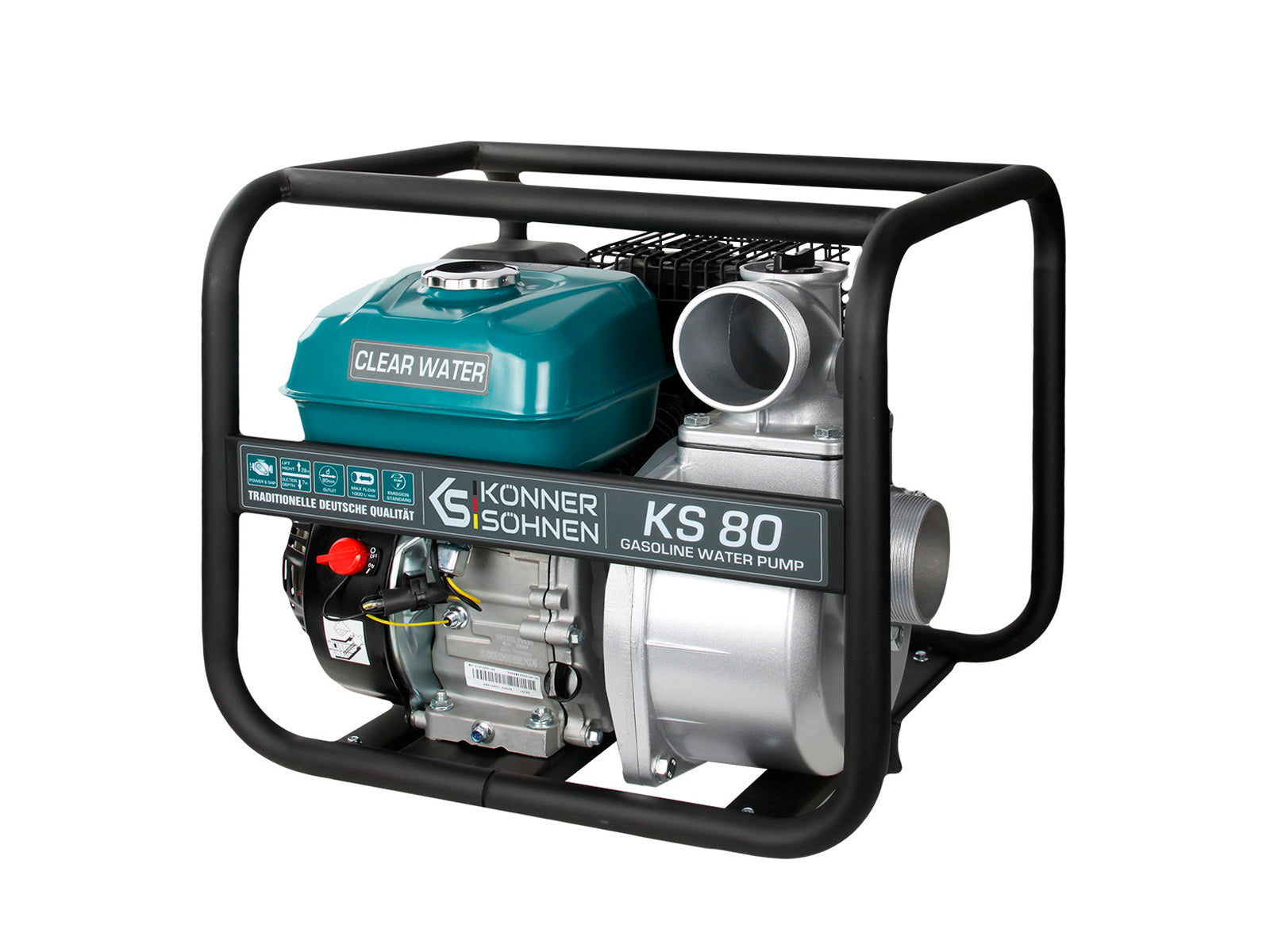 Könner & Söhnen K&S BASIC KS 80 motopompe eau claire 1000 L/min