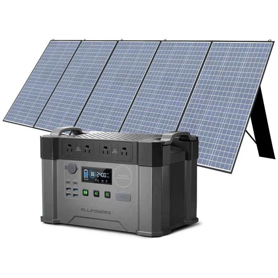 ALLPOWERS S2000 kit générateur solaire 2000W 1500Wh + 400W