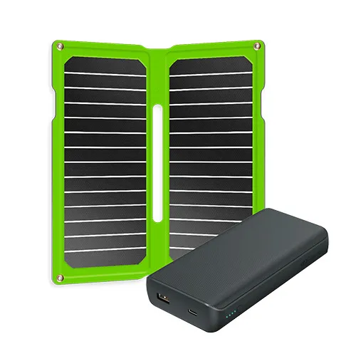 POWERTEC PC Light 16 kit chargeur solaire 16W + 20000mAh
