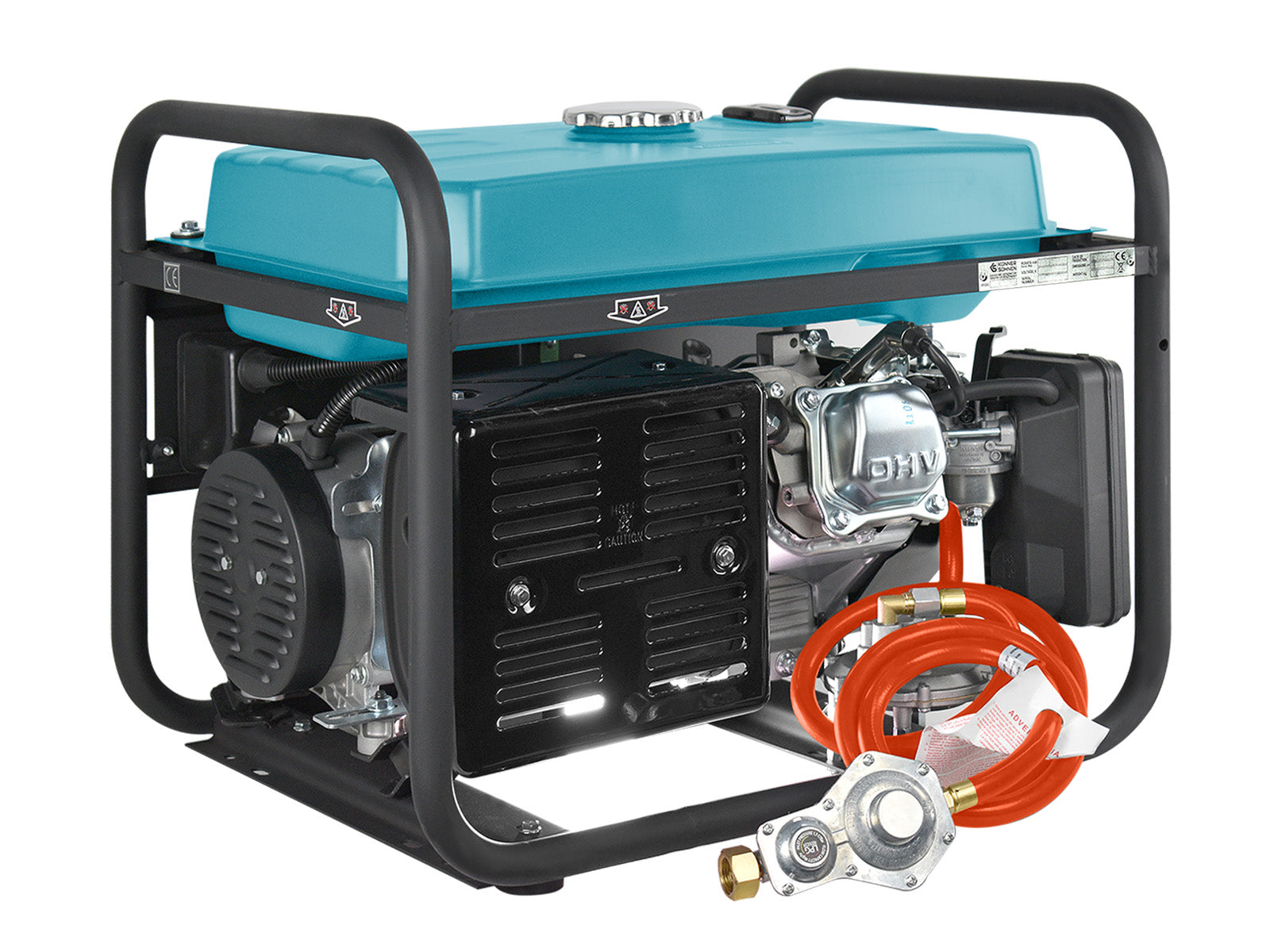 Könner & Söhnen DUAL FUEL KS 7000E G groupe électrogène essence-gaz 6 kW
