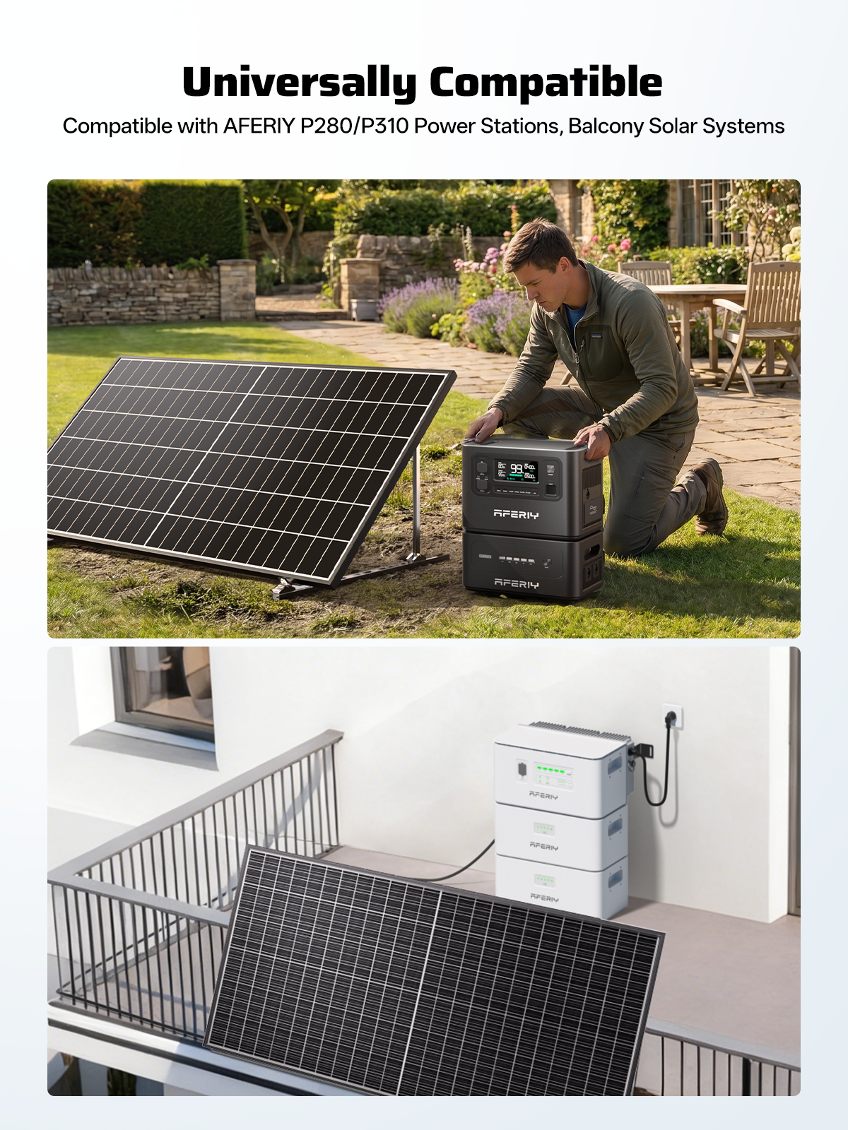 AFERIY AF-SG580 Panneau solaire rigide 580W IP68 lot 2