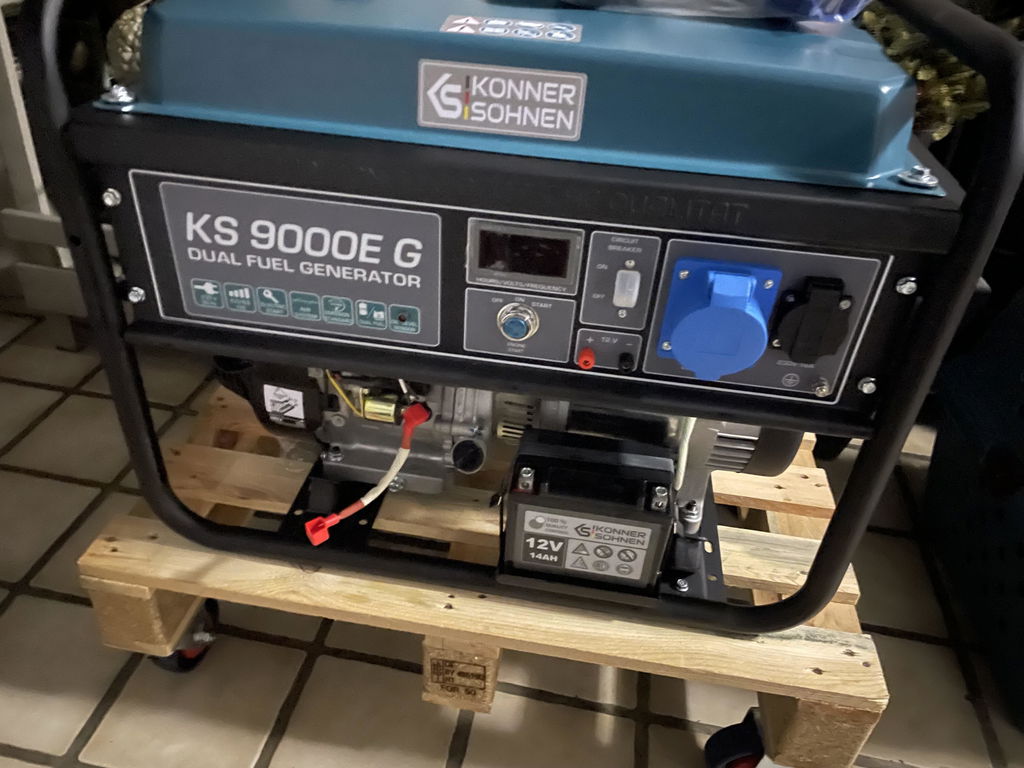 Könner & Söhnen DUAL FUEL KS 7000E G groupe électrogène essence-gaz 6 kW