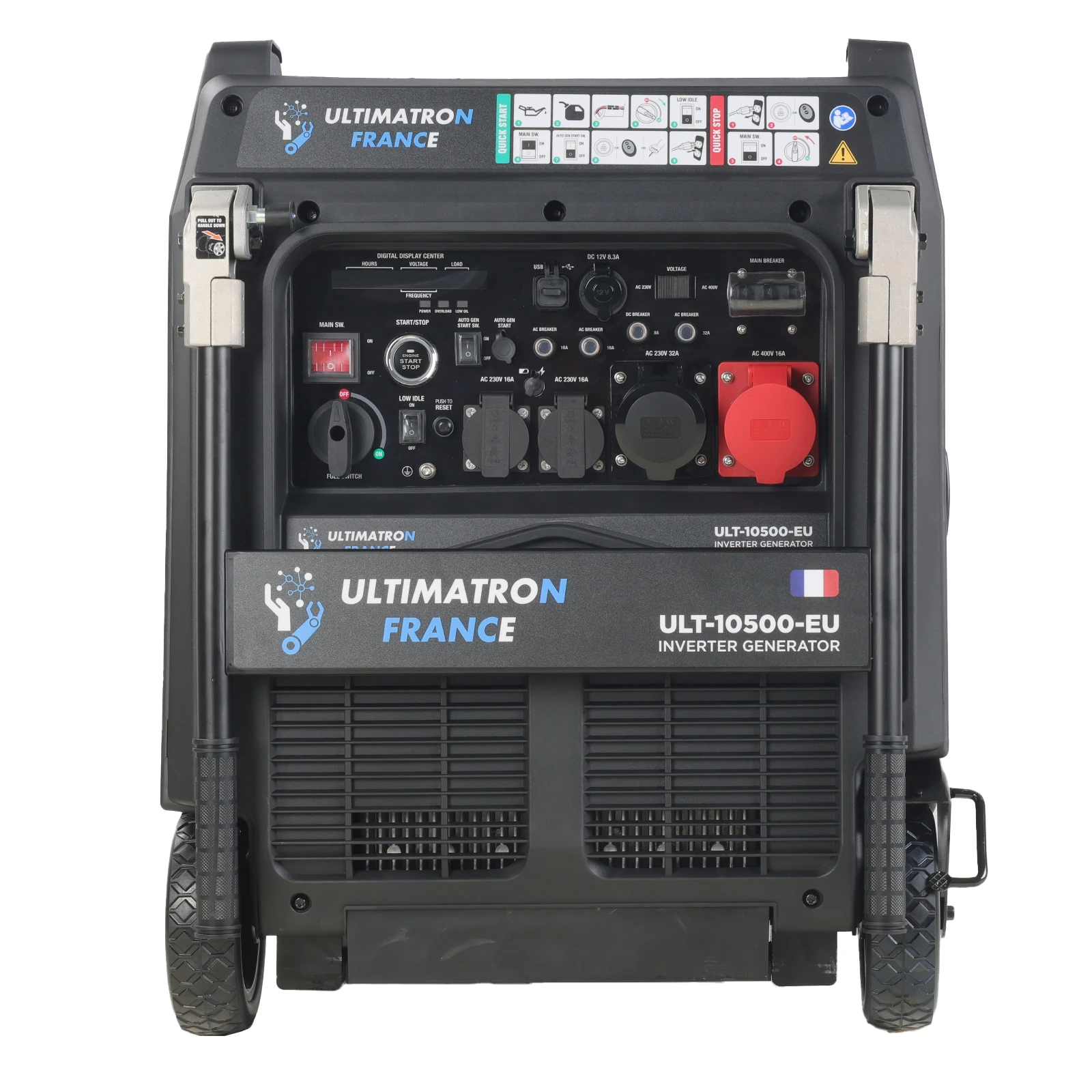 Ultimatron ULT-10500-EU Groupe Électrogène Triphasé 10500W