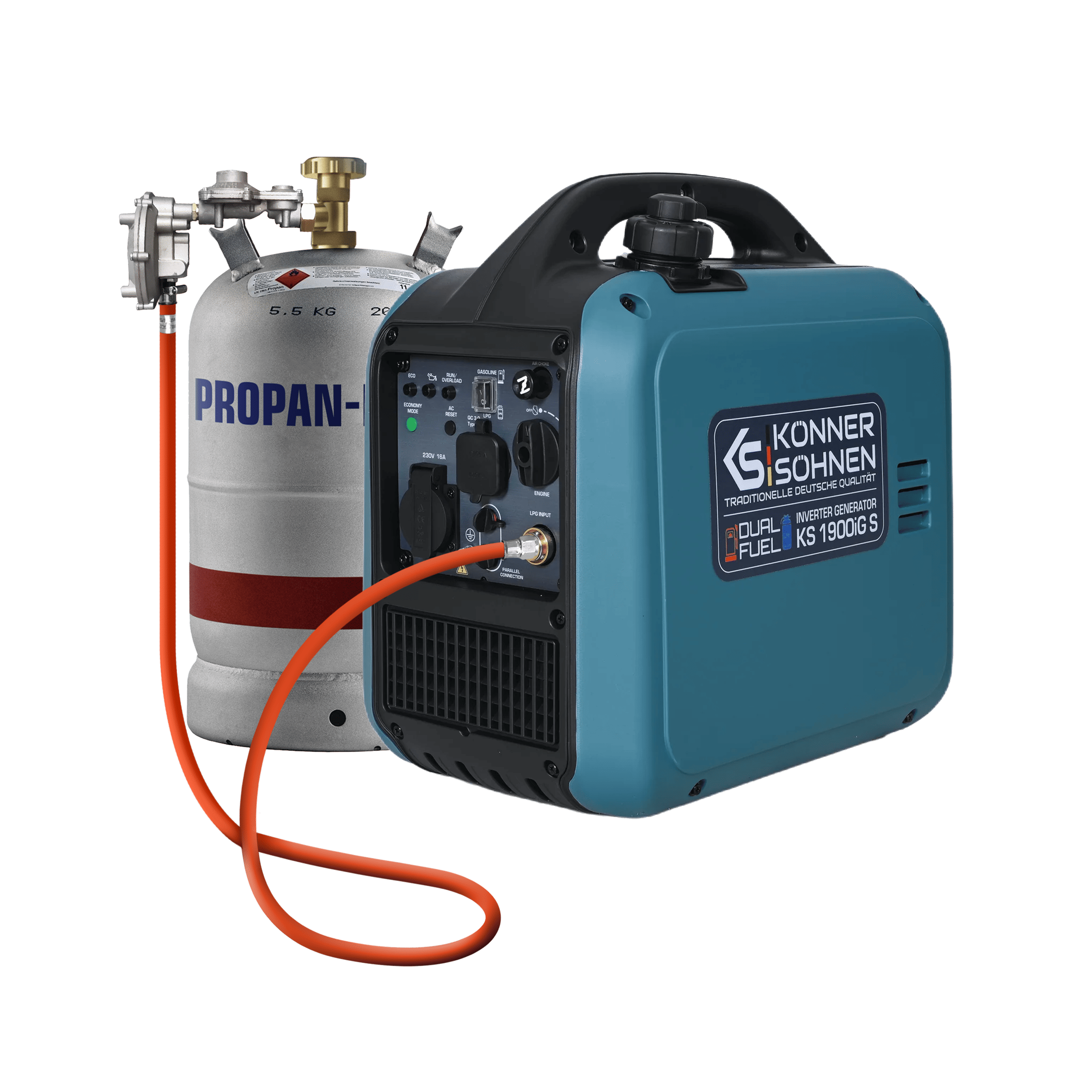 Könner & Söhnen DUAL FUEL KS 1900iG S groupe inverter gaz-essence reconditionné