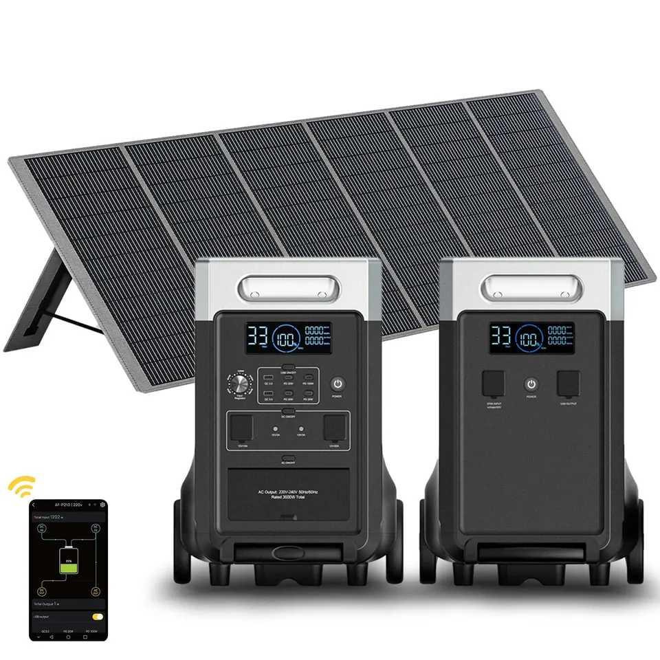 AFERIY P310 kit générateur 3600W 7680Wh + batterie