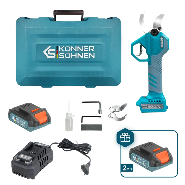 Könner & Söhnen KS CPS20V-40 sécateur batterie 20V coffret