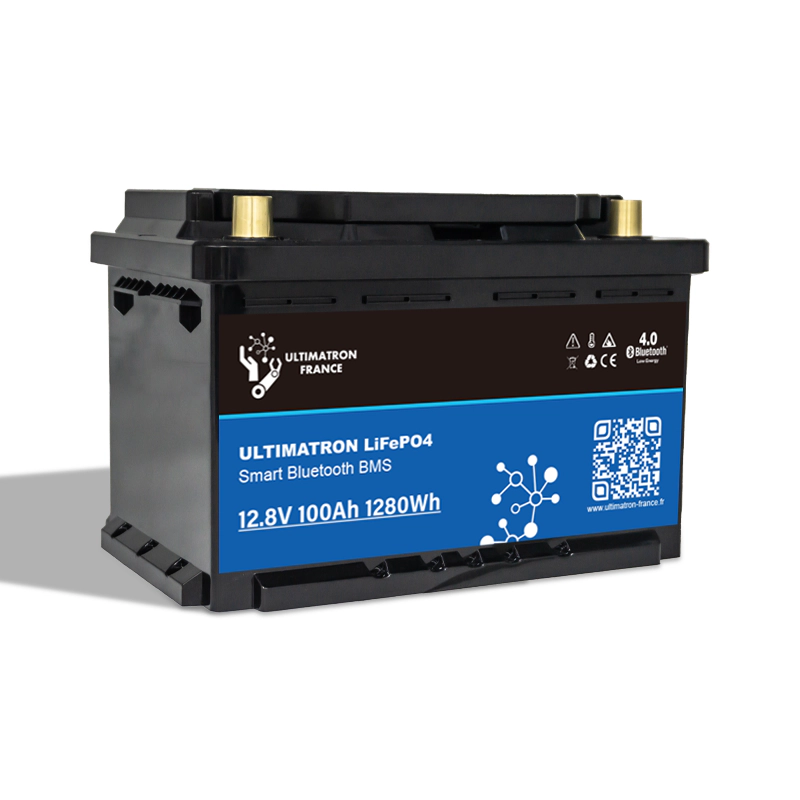Ultimatron ULM 12,8V 100Ah batterie lithium sous siège 1280Wh LN3