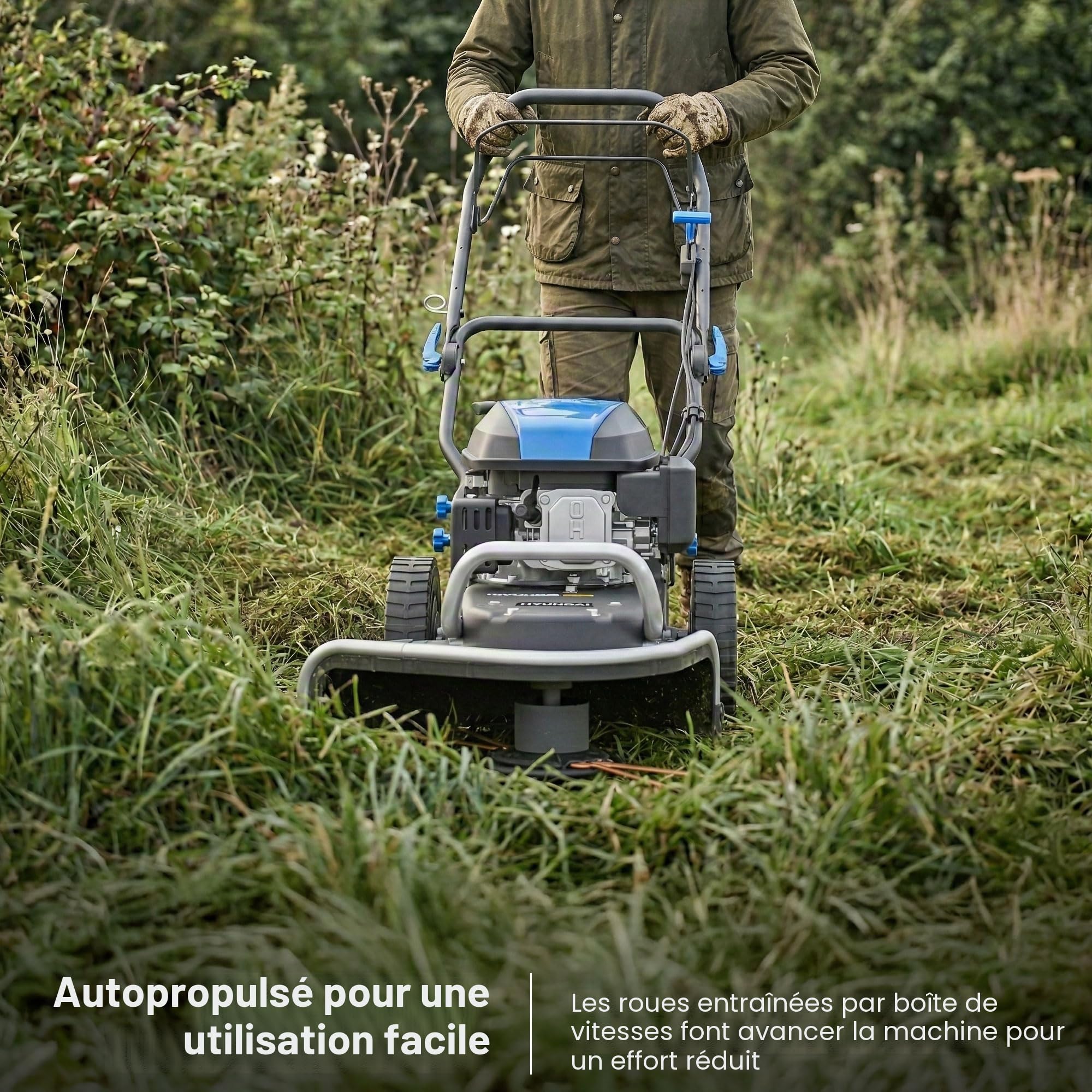 Hyundai HYFT60SPX débroussailleuse thermique 56 cm autotractée 173 cc