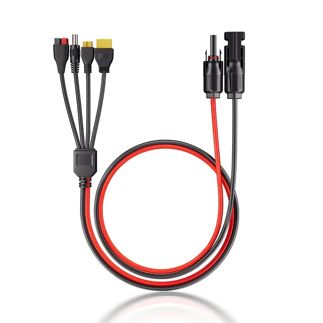 AFERIY Câble Solaire 4 en 1 MC4 XT60 XT90 1m