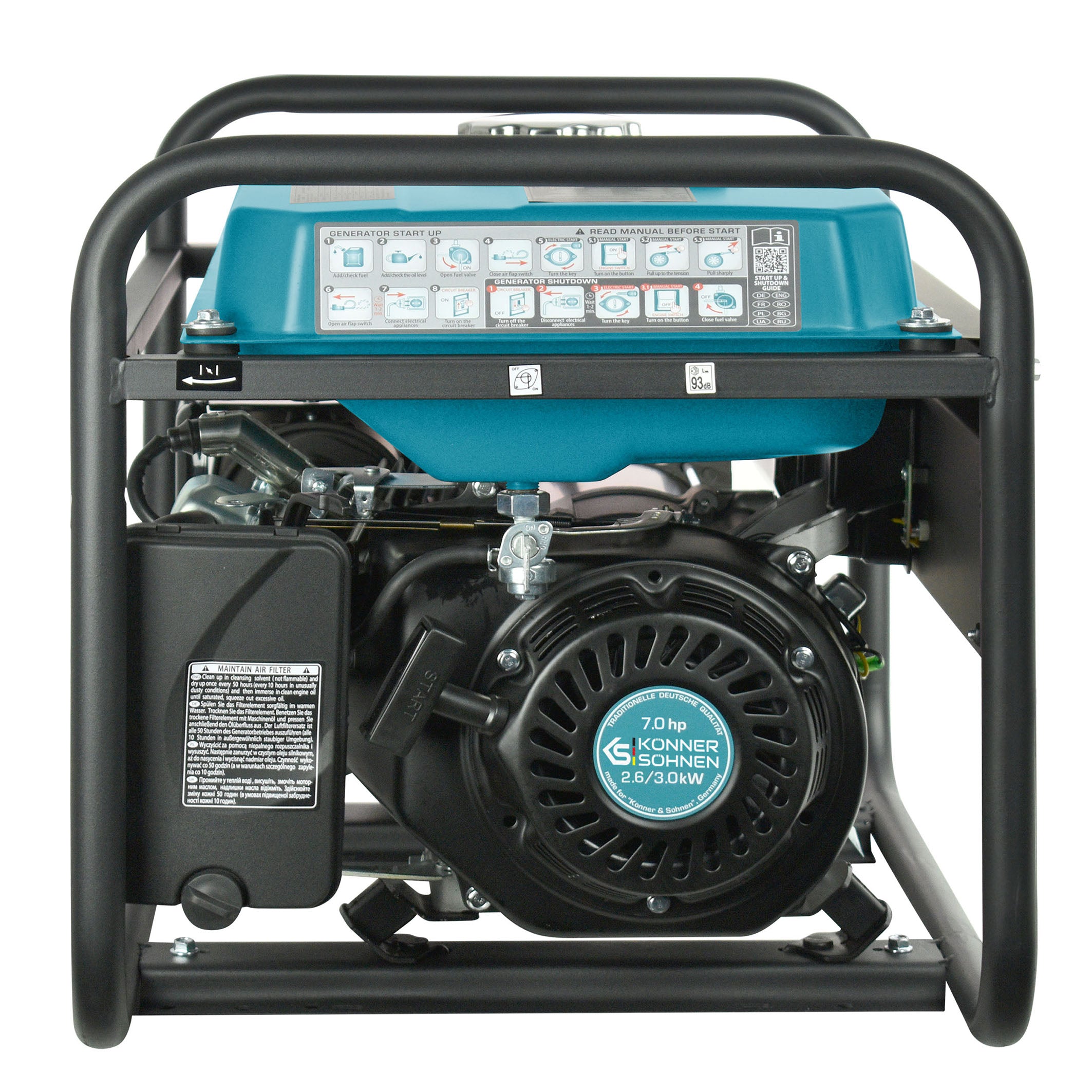 Könner & Söhnen KS 3000E groupe électrogène essence 3000W AVR