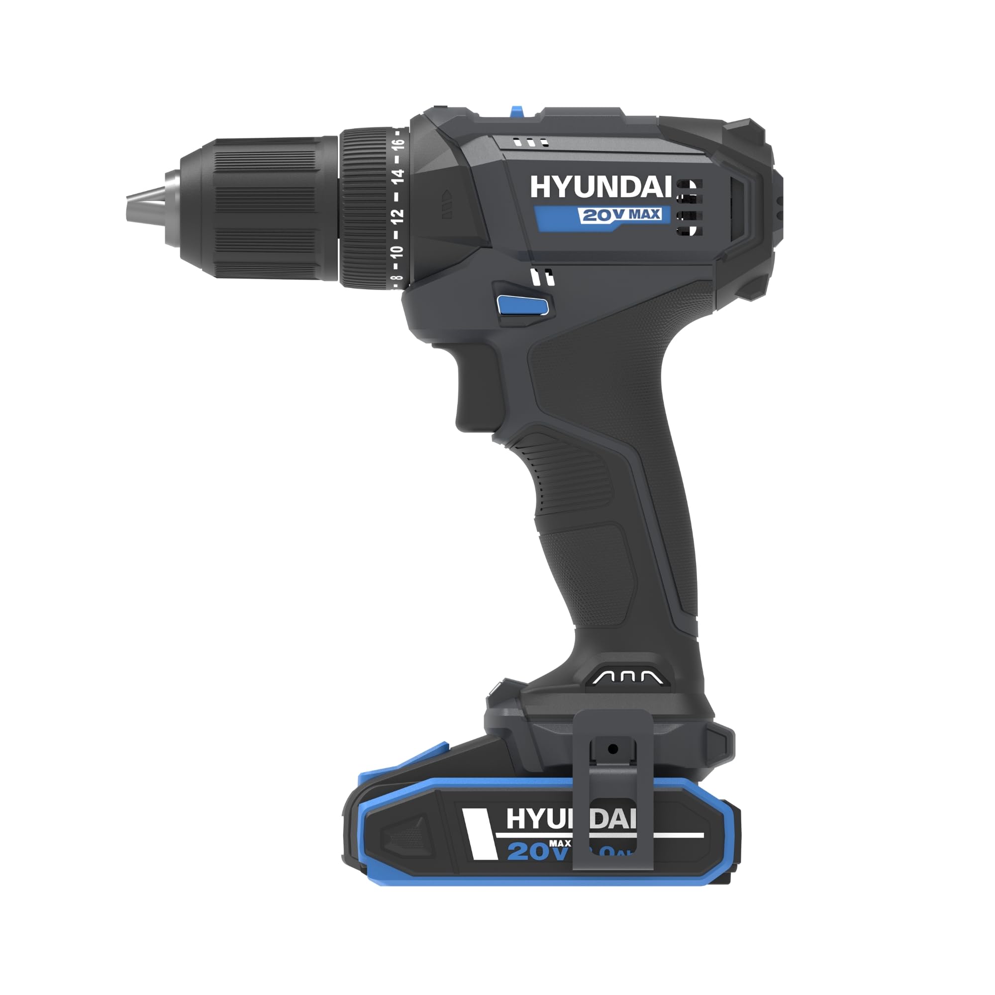Hyundai perceuse visseuse 20V 40Nm batterie 2Ah incluse