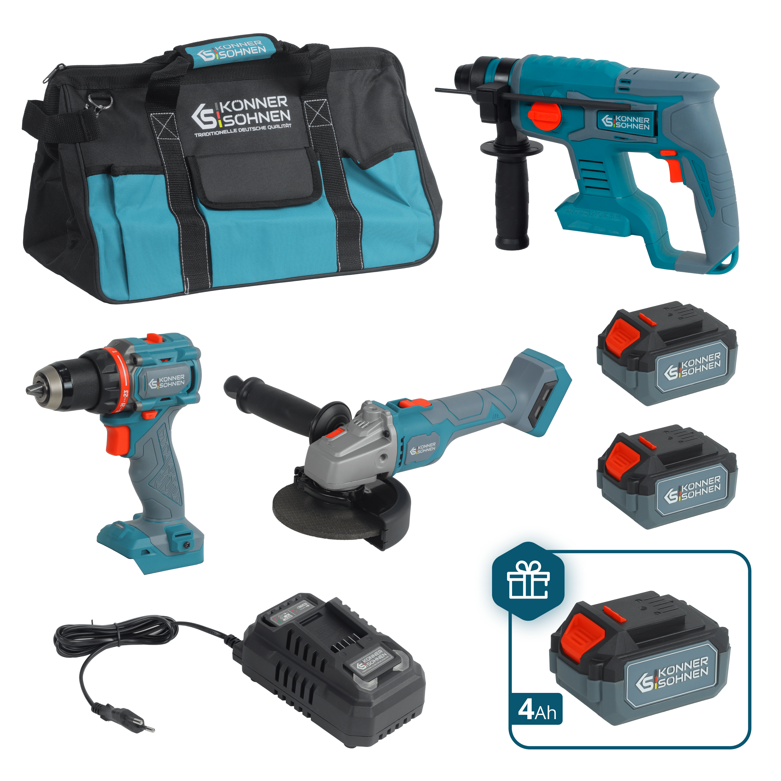 Könner & Söhnen K&S BASIC KS RHAGD 20V SET 3 PLUS kit outils sans fil 20V