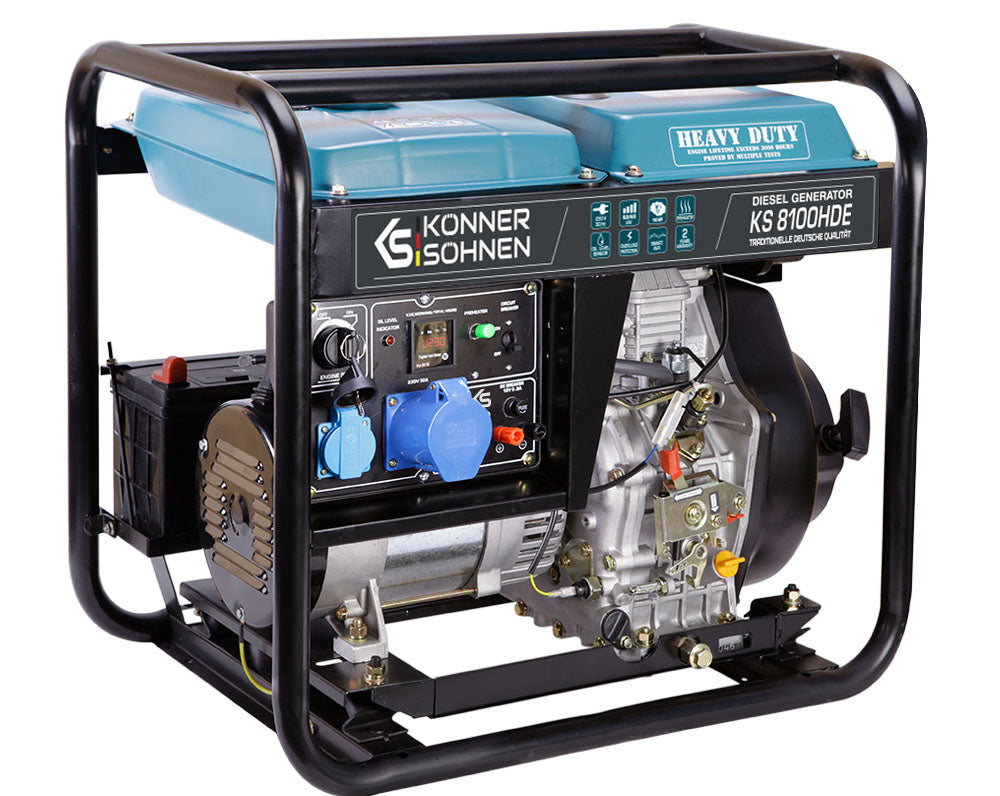 Könner & Söhnen HEAVY DUTY KS 8100HDE groupe diesel 6000W