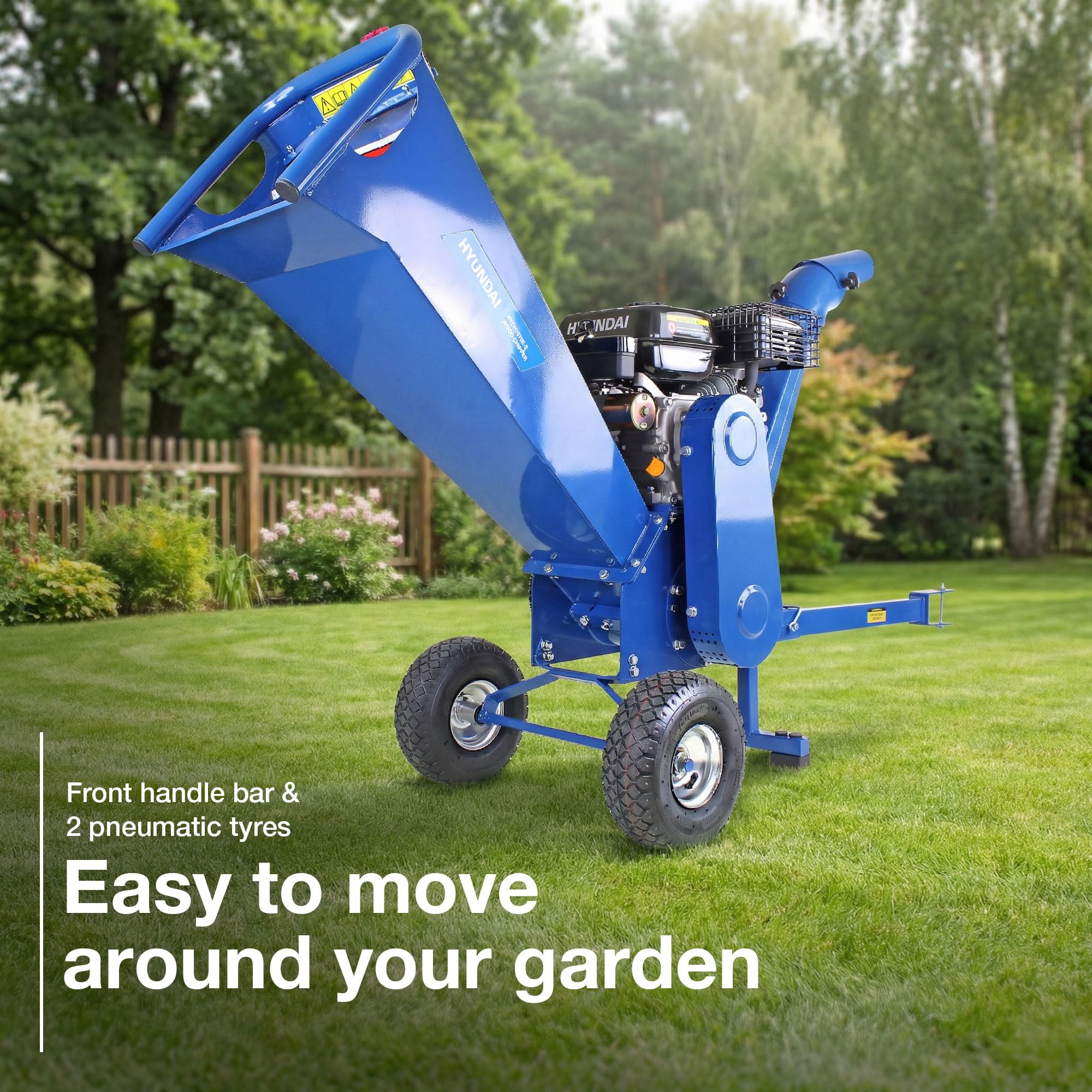 Hyundai Garden Tools HYCH7070E-2 broyeur essence 7CV 70mm