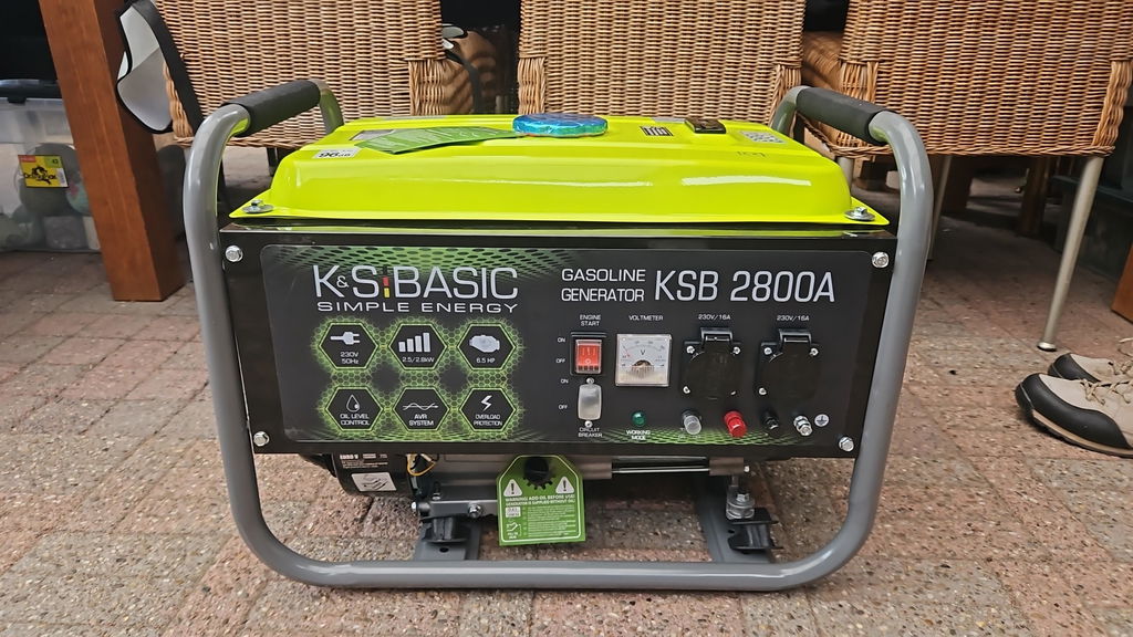 K&S BASIC KSB 2800A groupe électrogène essence 2,8 kW manuel