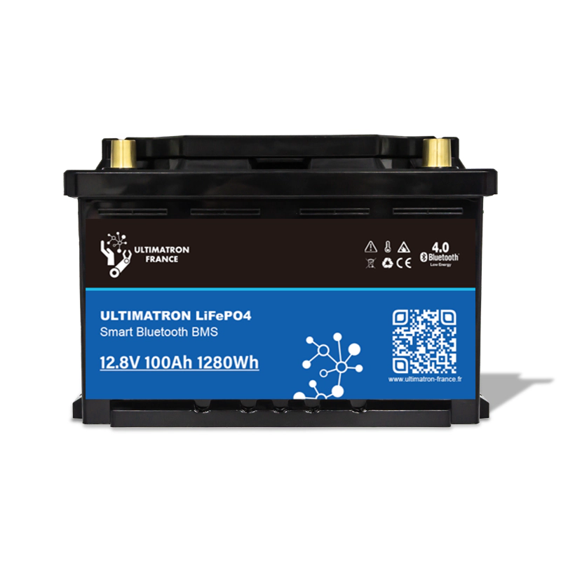 Ultimatron ULM 12,8V 100Ah batterie lithium sous siège 1280Wh LN3