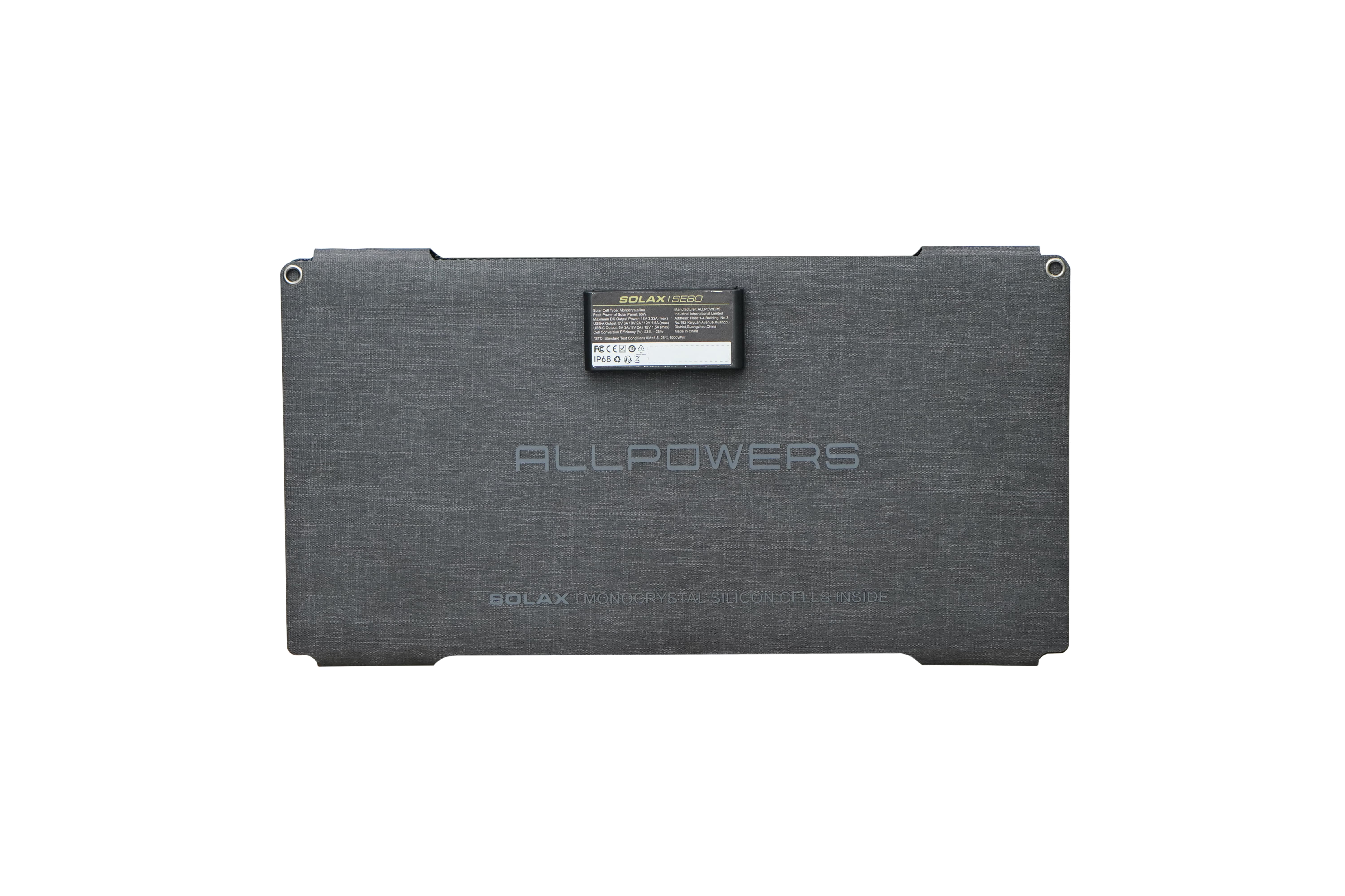 ALLPOWERS SE60 Panneau solaire portable 60W IP68
