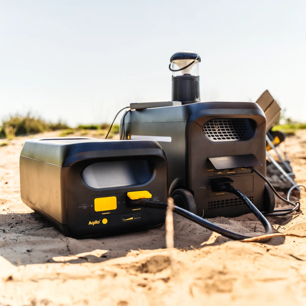 POWERTEC S3000V2 Station d'énergie portable 3000W 2560Wh